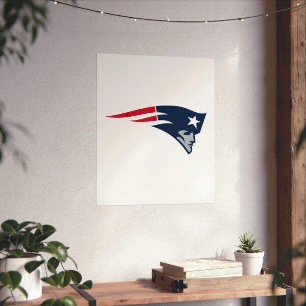 NFL Team Logos New England Patriots Painting Bedroom Living Room Wall Art Décor Matte Vertical Posters