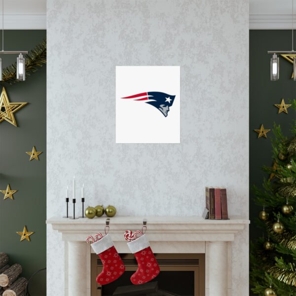 NFL Team Logos New England Patriots Painting Bedroom Living Room Wall Art Décor Matte Vertical Posters