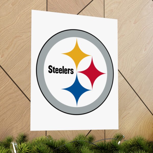 NFL Team Logos Pittsburgh Steelers Painting Bedroom Living Room Wall Art Décor Matte Vertical Posters