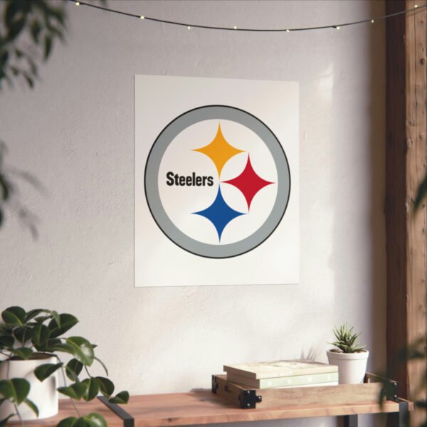 NFL Team Logos Pittsburgh Steelers Painting Bedroom Living Room Wall Art Décor Matte Vertical Posters