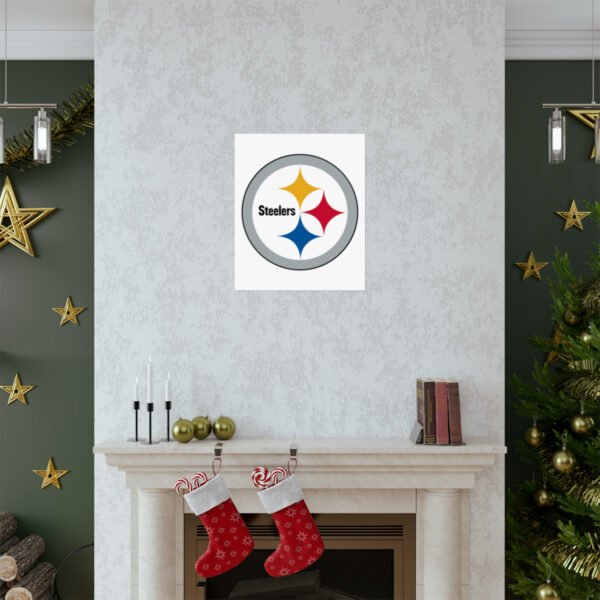 NFL Team Logos Pittsburgh Steelers Painting Bedroom Living Room Wall Art Décor Matte Vertical Posters