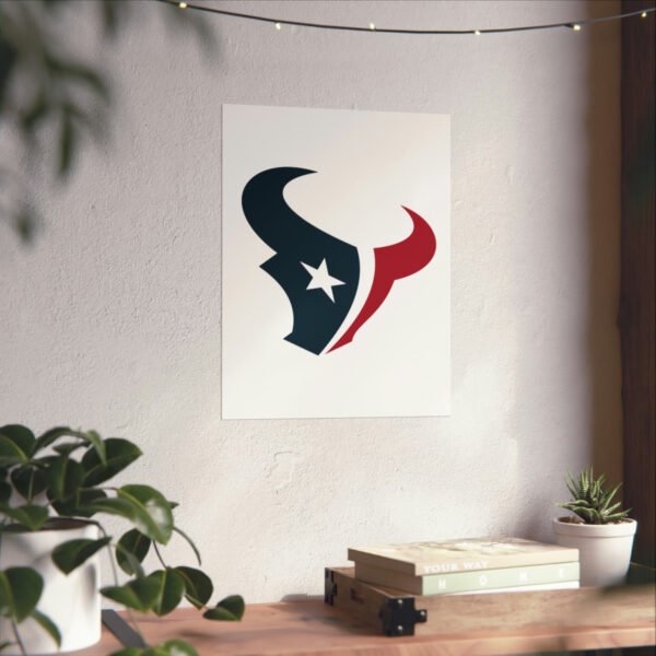 NFL Team Logos Houston Texans Painting Bedroom Living Room Wall Art Décor Matte Vertical Posters