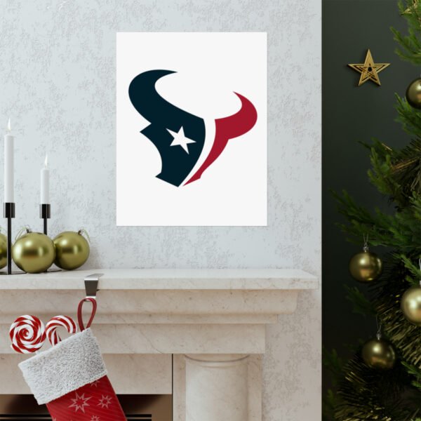 NFL Team Logos Houston Texans Painting Bedroom Living Room Wall Art Décor Matte Vertical Posters