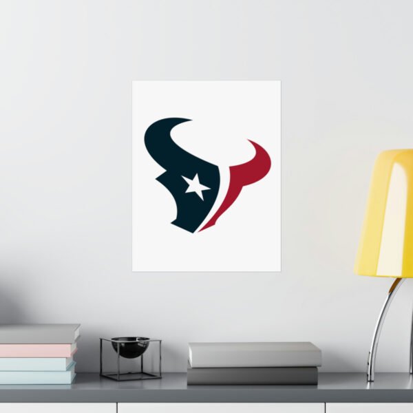 NFL Team Logos Houston Texans Painting Bedroom Living Room Wall Art Décor Matte Vertical Posters