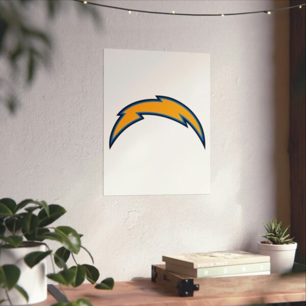 NFL Team Logos Los Angeles Chargers Painting Bedroom Living Room Wall Art Décor Matte Vertical Posters