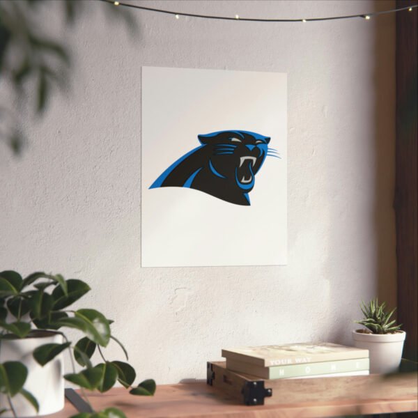NFL Team Logos Carolina Panthers Painting Bedroom Living Room Wall Art Décor Matte Vertical Posters