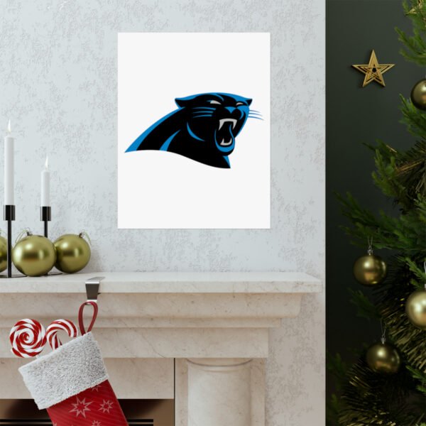 NFL Team Logos Carolina Panthers Painting Bedroom Living Room Wall Art Décor Matte Vertical Posters