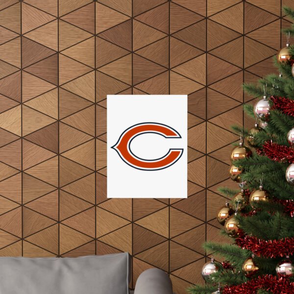 NFL Team Logos Chicago Bears Painting Bedroom Living Room Wall Art Décor Matte Vertical Posters