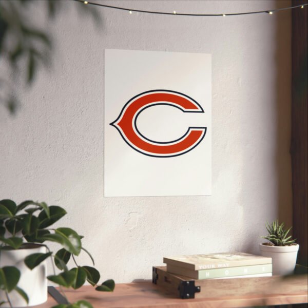 NFL Team Logos Chicago Bears Painting Bedroom Living Room Wall Art Décor Matte Vertical Posters