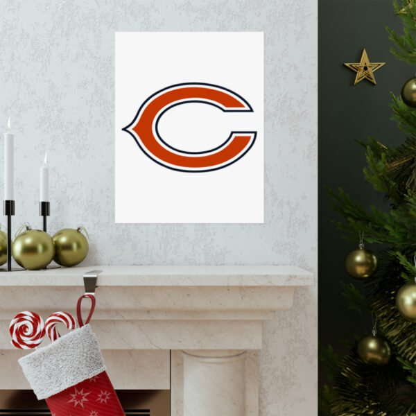 NFL Team Logos Chicago Bears Painting Bedroom Living Room Wall Art Décor Matte Vertical Posters