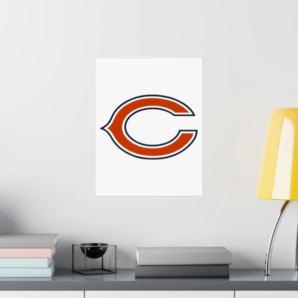 NFL Team Logos Chicago Bears Painting Bedroom Living Room Wall Art Décor Matte Vertical Posters