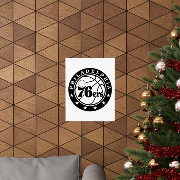 NBA Team Logos Philadelphia 76ers Painting Bedroom Living Room Wall Art Décor Matte Vertical Posters