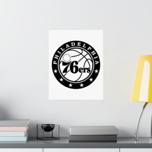 NBA Team Logos Philadelphia 76ers Painting Bedroom Living Room Wall Art Décor Matte Vertical Posters