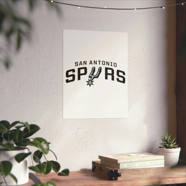 NBA Team Logos San Antonio Spurs Painting Bedroom Living Room Wall Art Décor Matte Vertical Posters
