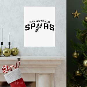 NBA Team Logos San Antonio Spurs Painting Bedroom Living Room Wall Art Décor Matte Vertical Posters