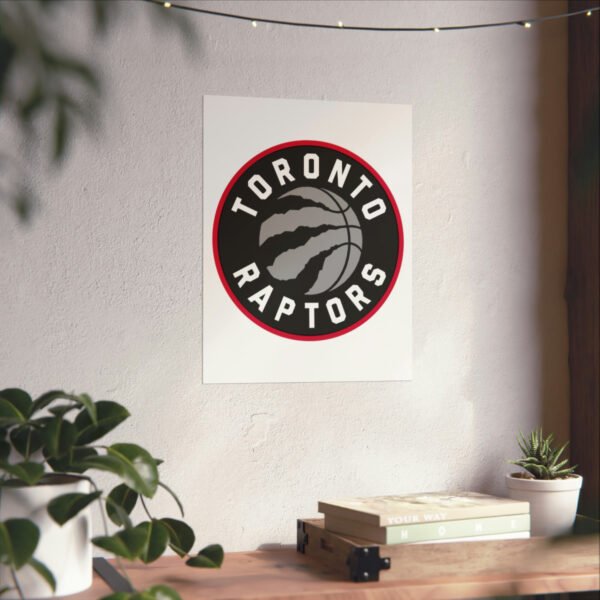 NBA Team Logos Toronto Raptors Painting Bedroom Living Room Wall Art Décor Matte Vertical Posters