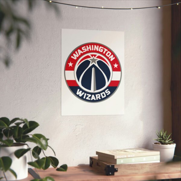 NBA Team Logos Washington Wizards Painting Bedroom Living Room Wall Art Décor Matte Vertical Posters