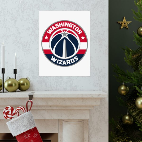 NBA Team Logos Washington Wizards Painting Bedroom Living Room Wall Art Décor Matte Vertical Posters