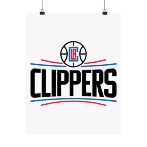 NBA Team Logos LA Clippers Painting Bedroom Living Room Wall Art Décor Matte Vertical Posters