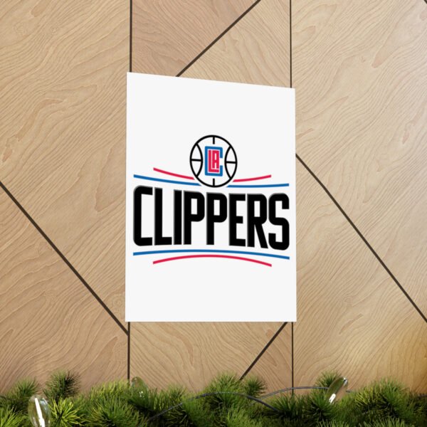 NBA Team Logos LA Clippers Painting Bedroom Living Room Wall Art Décor Matte Vertical Posters