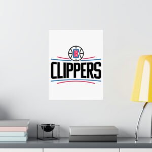 NBA Team Logos LA Clippers Painting Bedroom Living Room Wall Art Décor Matte Vertical Posters