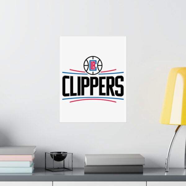 NBA Team Logos LA Clippers Painting Bedroom Living Room Wall Art Décor Matte Vertical Posters