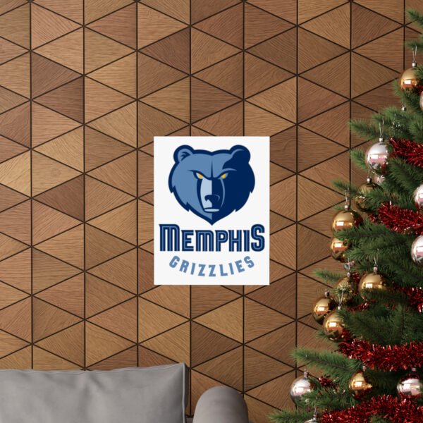 NBA Team Logos Memphis Grizzlies Painting Bedroom Living Room Wall Art Décor Matte Vertical Posters