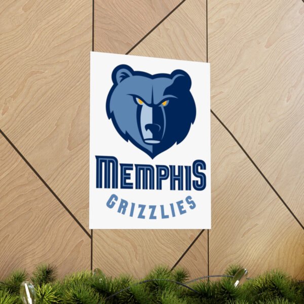 NBA Team Logos Memphis Grizzlies Painting Bedroom Living Room Wall Art Décor Matte Vertical Posters