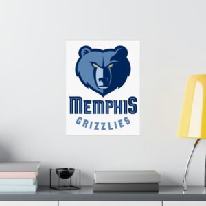 NBA Team Logos Memphis Grizzlies Painting Bedroom Living Room Wall Art Décor Matte Vertical Posters