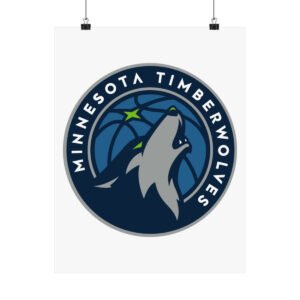 NBA Team Logos Minnesota Timberwolves Painting Bedroom Living Room Wall Art Décor Matte Vertical Posters