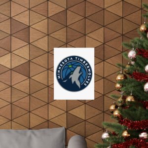 NBA Team Logos Minnesota Timberwolves Painting Bedroom Living Room Wall Art Décor Matte Vertical Posters