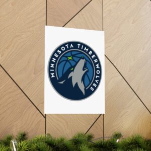 NBA Team Logos Minnesota Timberwolves Painting Bedroom Living Room Wall Art Décor Matte Vertical Posters