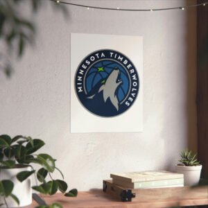 NBA Team Logos Minnesota Timberwolves Painting Bedroom Living Room Wall Art Décor Matte Vertical Posters