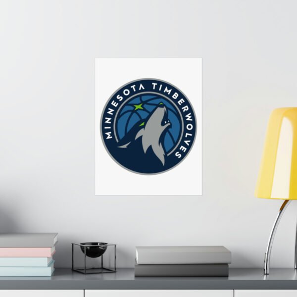 NBA Team Logos Minnesota Timberwolves Painting Bedroom Living Room Wall Art Décor Matte Vertical Posters