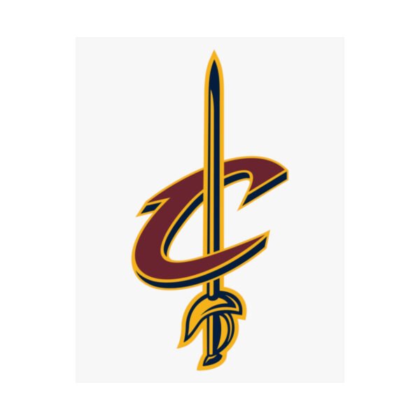 NBA Team Logos Cleveland Cavaliers Painting Bedroom Living Room Wall Art Décor Matte Vertical Posters