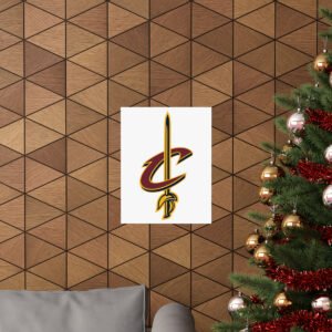NBA Team Logos Cleveland Cavaliers Painting Bedroom Living Room Wall Art Décor Matte Vertical Posters
