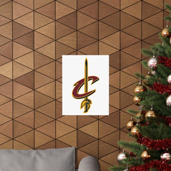 NBA Team Logos Cleveland Cavaliers Painting Bedroom Living Room Wall Art Décor Matte Vertical Posters