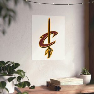 NBA Team Logos Cleveland Cavaliers Painting Bedroom Living Room Wall Art Décor Matte Vertical Posters