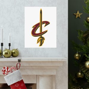 NBA Team Logos Cleveland Cavaliers Painting Bedroom Living Room Wall Art Décor Matte Vertical Posters