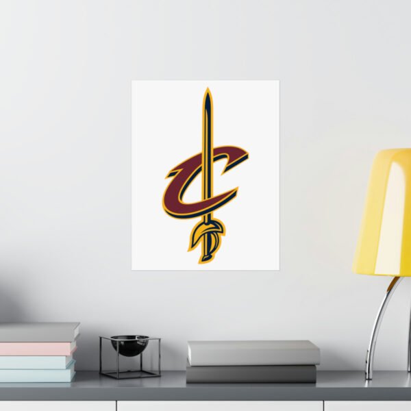 NBA Team Logos Cleveland Cavaliers Painting Bedroom Living Room Wall Art Décor Matte Vertical Posters