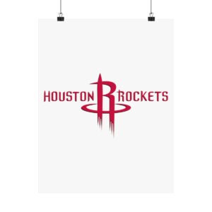 NBA Team Logos Houston Rockets Painting Bedroom Living Room Wall Art Décor Matte Vertical Posters