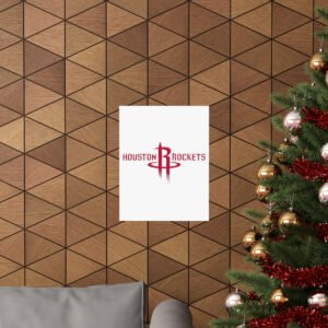 NBA Team Logos Houston Rockets Painting Bedroom Living Room Wall Art Décor Matte Vertical Posters