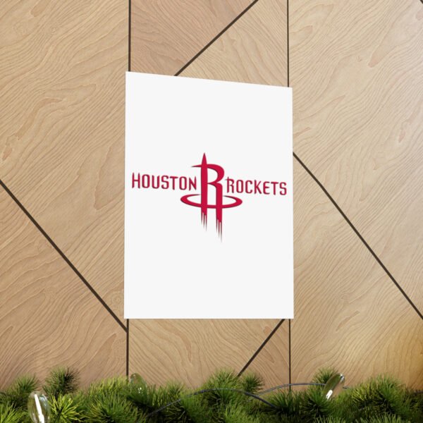 NBA Team Logos Houston Rockets Painting Bedroom Living Room Wall Art Décor Matte Vertical Posters