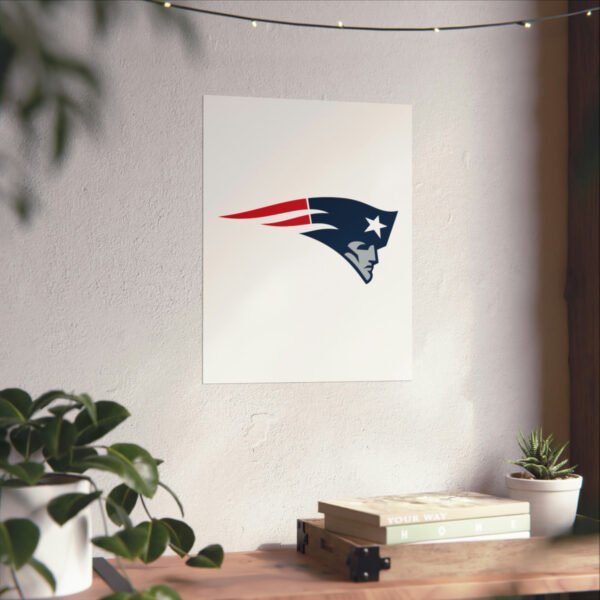 NFL Team Logos New England Patriots Painting Bedroom Living Room Wall Art Décor Matte Vertical Posters