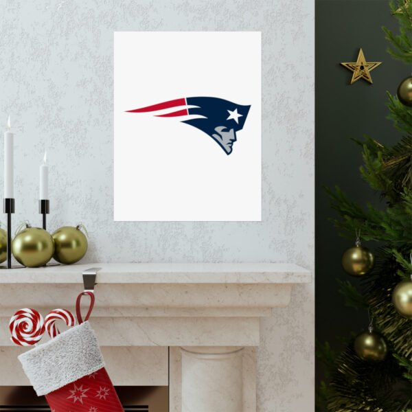 NFL Team Logos New England Patriots Painting Bedroom Living Room Wall Art Décor Matte Vertical Posters