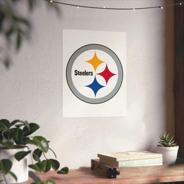 NFL Team Logos Pittsburgh Steelers Painting Bedroom Living Room Wall Art Décor Matte Vertical Posters