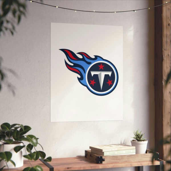 NFL Team Logos Tennessee Titans Painting Bedroom Living Room Wall Art Décor Matte Vertical Posters