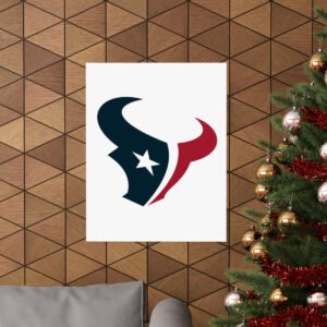 NFL Team Logos Houston Texans Painting Bedroom Living Room Wall Art Décor Matte Vertical Posters