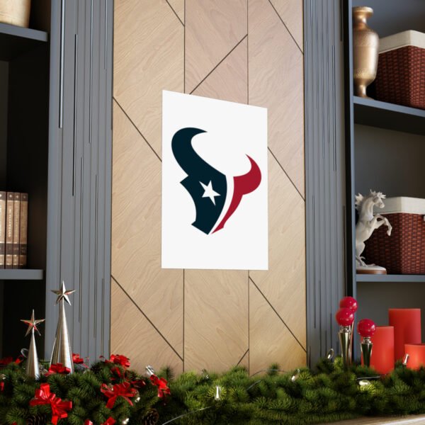 NFL Team Logos Houston Texans Painting Bedroom Living Room Wall Art Décor Matte Vertical Posters