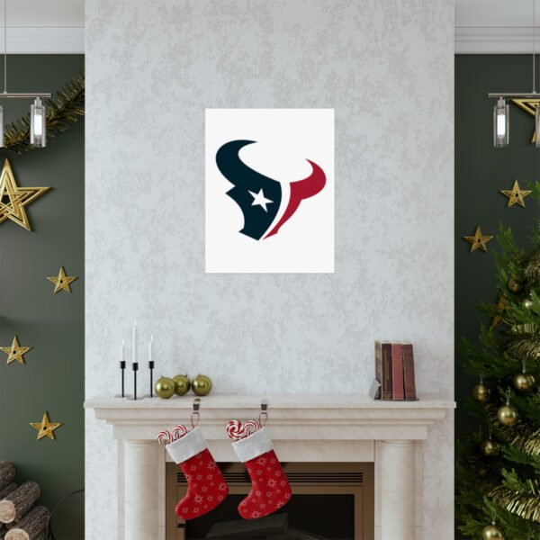 NFL Team Logos Houston Texans Painting Bedroom Living Room Wall Art Décor Matte Vertical Posters